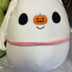 Disney White and Pink Plush with Pumpkin Nose zero from NBC